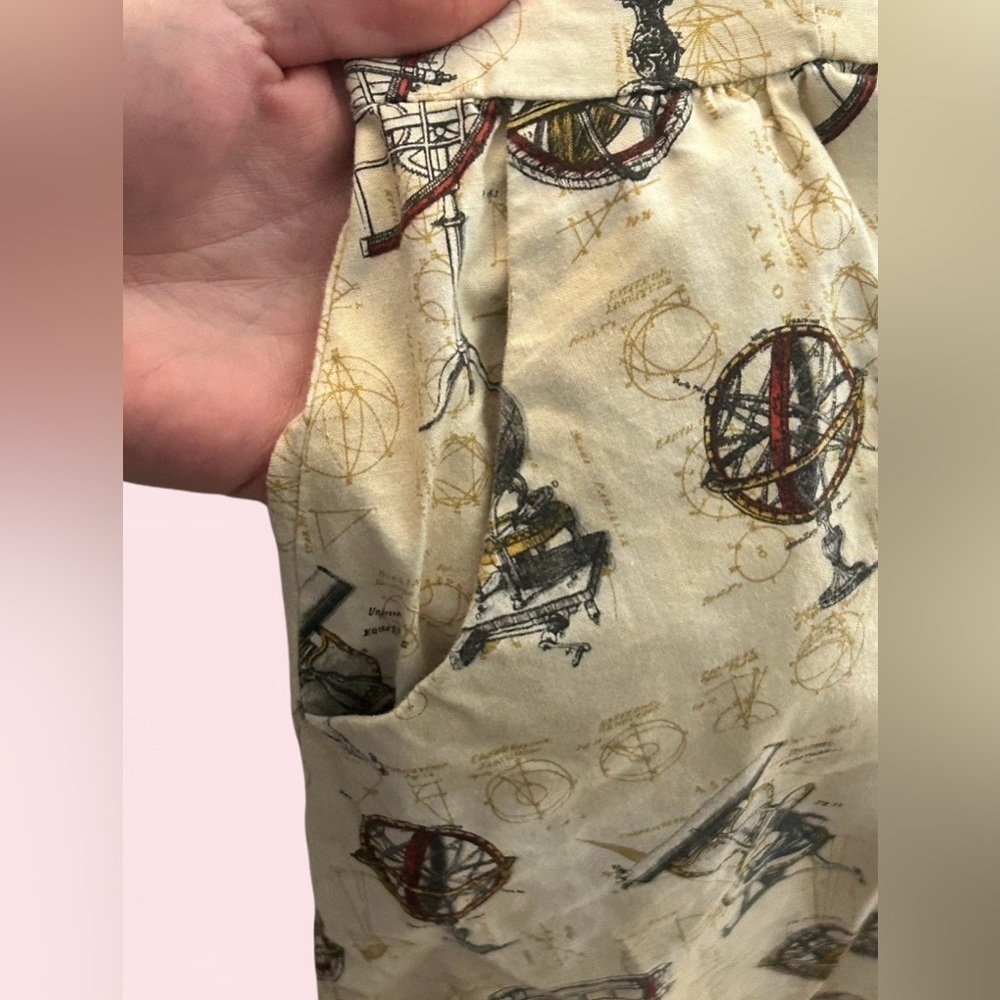 Retrolicious Astronomy Print Dress Small A-Line Pockets - Picture 5 of 6